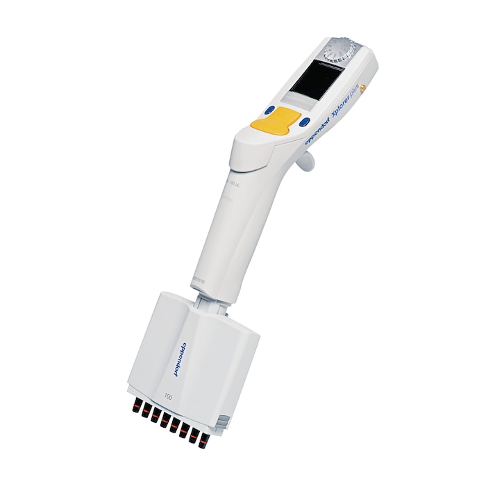 Eppendorf Xplorer electronic pipette, 8-channel, 5-100 uL